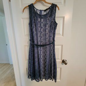 Pretty Chetta B Lace dress with slip
